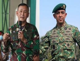 Mutasi TNI, Brigjen Ahmad Fauzi Digeser ke Seskoad, Danrem 061 SK Dijabat Brigjen Rudy Saladin  